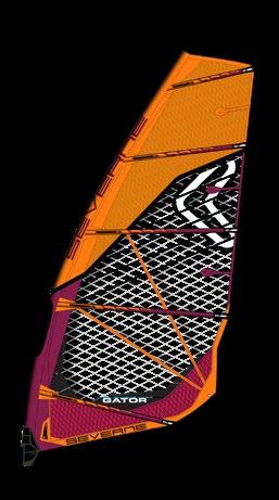PROGRESSIVE FREERIDE GATOR_ From lightwind freeriding to high-wind blasting, the 019 Gator is the sail to maximise your stoke EVERY session.