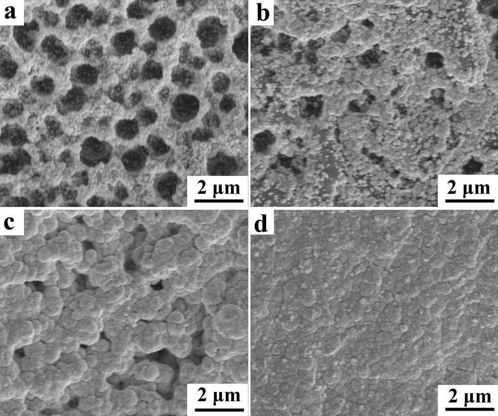 Fig. S Surface SEM images of Cu coatings on PI (filled in epoxy