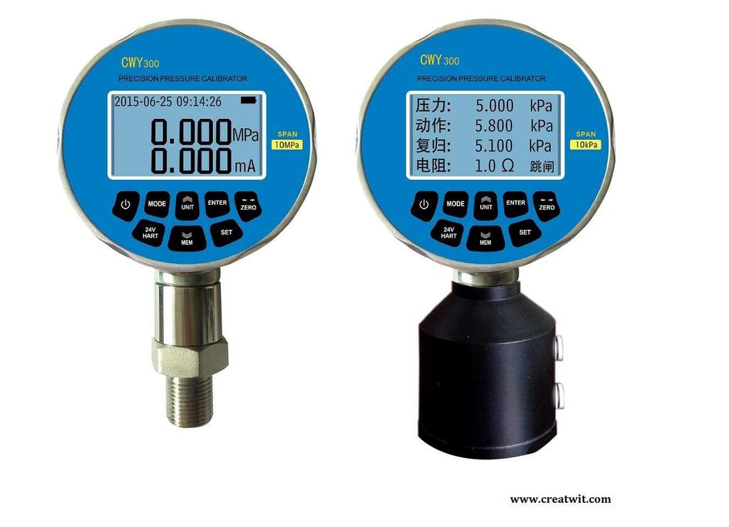 Precision pressure calibrator-cwy300 Operating Manual 陕西创威科技有限公司 Shaanxi Creat Wit Technology Co.