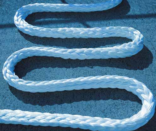 SUPERIOR WITH DYNEEMA SK78 CONSTRUCTION Superior is an 8- or 12-strand braided rope made of Dyneema SK78. Superior has a very high strength and low weight-todiameter ratio.