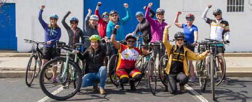 COMMUNITY WOMEN & BIKING AN INCLUSIVE SPACE FOR WOMEN WHO BIKE BikePGH s Women & Biking program provides womyn, femme, gender non-conforming, and non-binary people the space to create their own