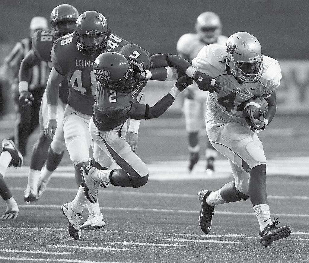 2012 Outlook Running Back Marcus Washington 2012 Nicholls Outlook It s been said that a brother is born for adversity.
