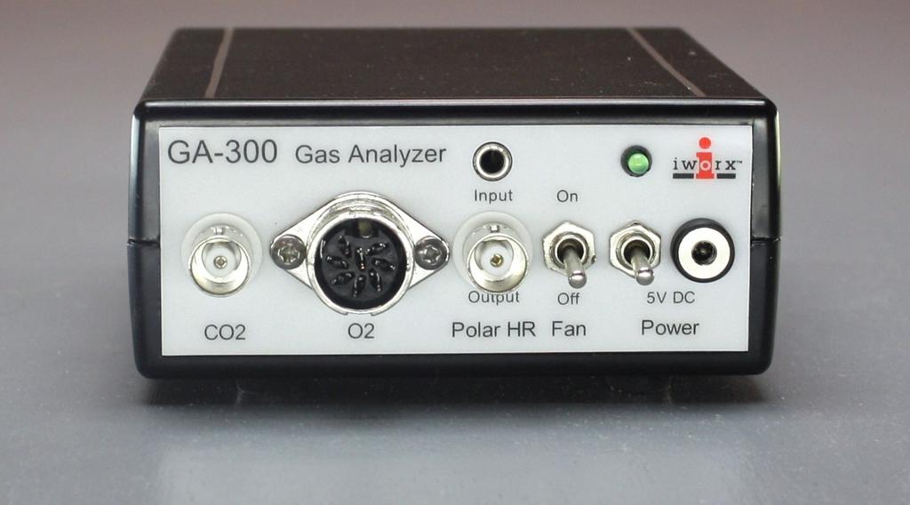 In addition, the GA-300 incorporates an input for connection of a Polar Heart Rate Receiver.