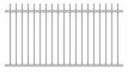 250m Post size: 50x25mm Vertical bars: 50x25mm Horizontal rails: 25x25mm POOL-SAFETY DESIGN Keeps children
