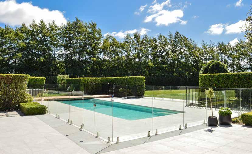 GLASS FENCING GLASS FENCING POOL SAFETY WITH A CLEAR VIEW Boundaryline s range of glass fencing is the ideal pool fence.