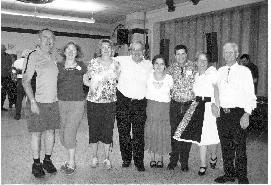 On Monday evening, July 19 th, 2010, in lieu of dancing at the Colonial Heights High School, our club members dressed in colorful square dance attire and performed a demo for the residents at The