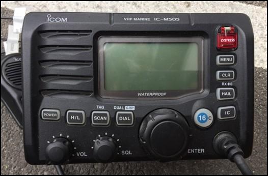 Used Icom IC-M505 VHF radio works fine,
