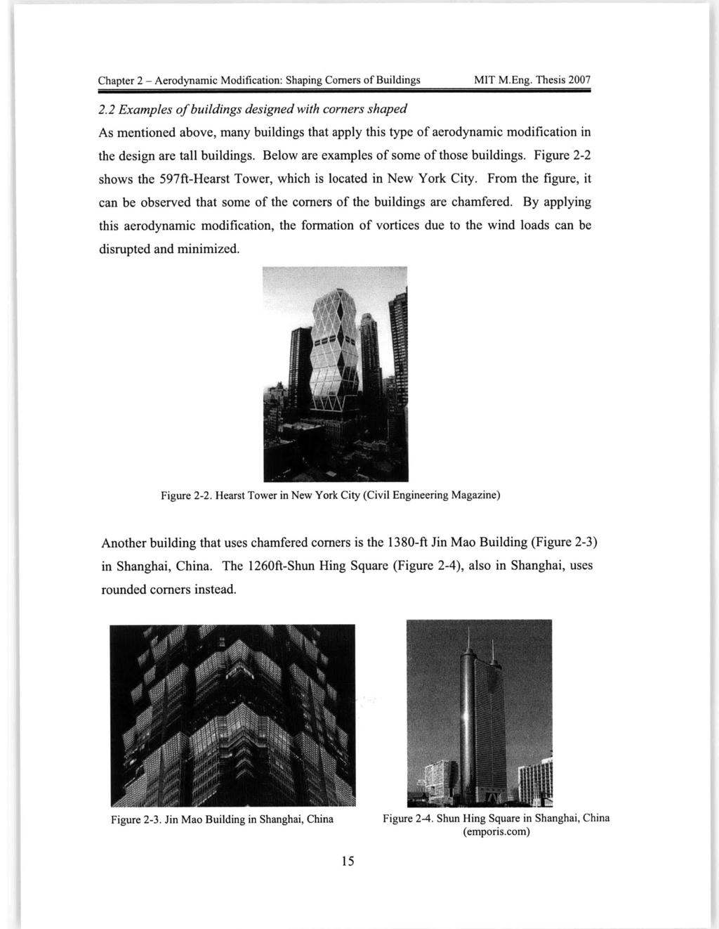 Chapter - Aerodynamic Modification: Shaping Corners of Buildings MIT M.Eng. Thesis 007.
