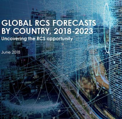 PUBLISHED SEPTEMBER 2018 PRE-ORDER NOW THE ONLY REPORT TO GIVE YOU COUNTRY-BY-COUNTRY RCS DATA Talk to us now about our RCS COUNTRY WORKSHOPS + RCS ACTUAL USER TRACKER LAUNCHED SEPTEMBER Covering