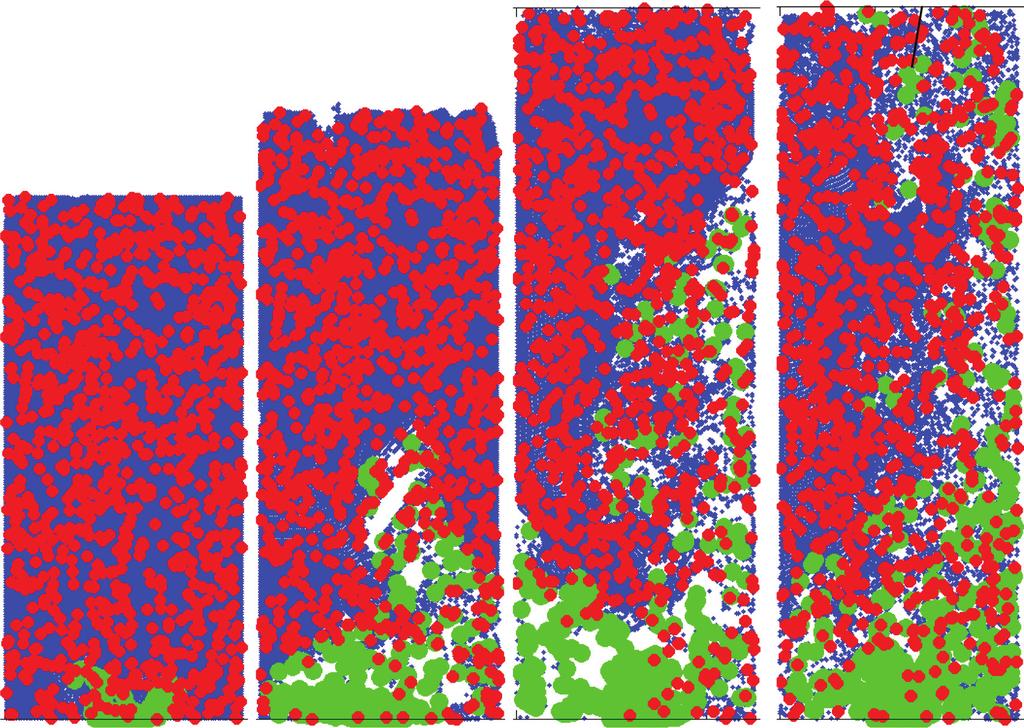 5 Numerical Simulations of Liquid-Gas-Solid Three-Phase Flows in Microgravity Particles Bubbles Liquid 5 s (b) 1 s (c) 15 s (d) s Figure 1: Computed flow structure of the gas-liquid-particle