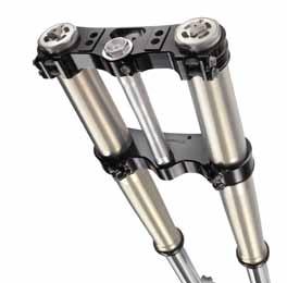 The TE models are fitted with the latest WP upside-down forks with Closed Cartridge Technology.