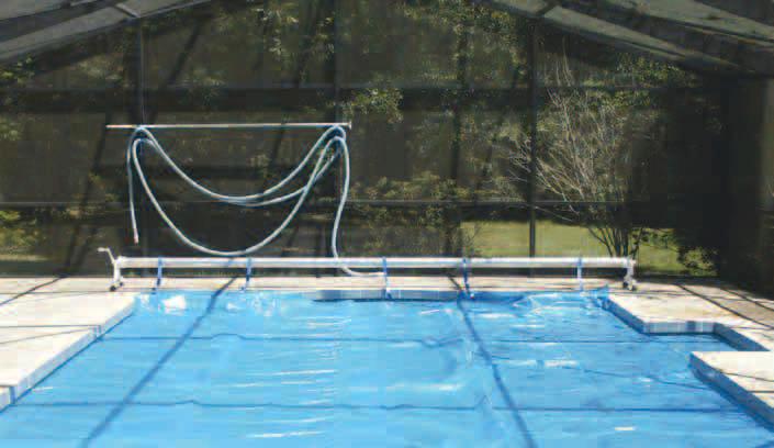 retain an extra 5 F (2.8 C) when used overnight, and an extra 10 F (5.5 C) when used 22 hours a day. Use a pool cover to extend the swim season in early spring and late fall, and for winter use.