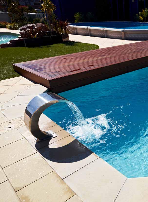 The exclusive salt water Extreme Pool uses stainless steel and resin components to create the ultimate salt water pool modular pool.