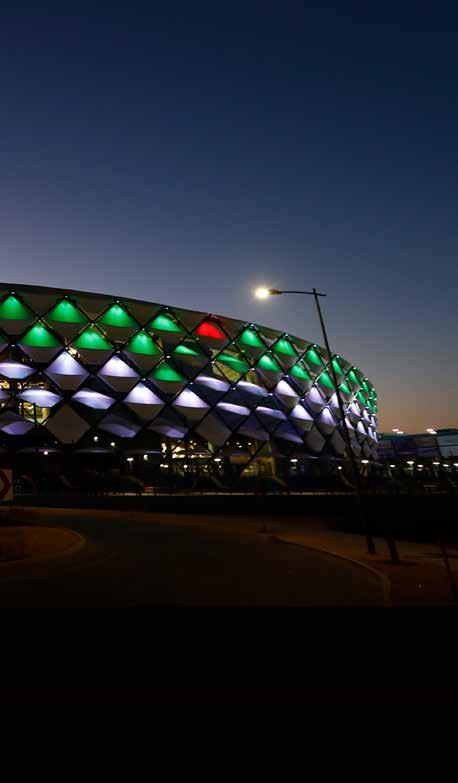 HAZZA BIN ZAYED STADIUM Hazza Bin Zayed Stadium Hazza Bin Zayed Stadium is an iconic, state-of-the-art football venue constructed in accordance with the requirements of the International Federation