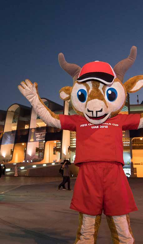 OFFICIAL MASCOT Meet Dhabi, the Official Mascot of the FIFA Club World Cup UAE 2018 is Dhabi, a friendly young Arabian
