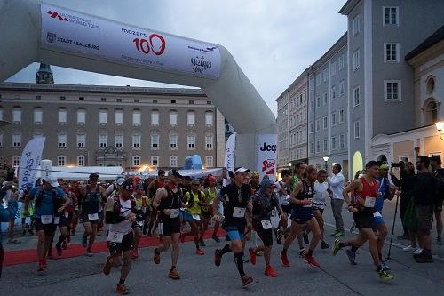 COURSE GUIDE mozart 100 mozart Ultra 1), mozart Marathon 2), mozart Light 3), mozart Half Marathon 4) mozart 100 and mozart Ultra start in the heart of the historical center of Salzburg, on the