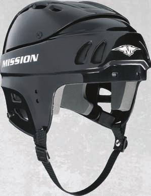 CSA, HECC, CE Certified 63 WIRE COLOR: Blk COLORS: Blk, Wht, Nav SIZES: XS, S, M, L 89 M1501 Shield Combo MISSION M1501 COMBO W/SHIELD MATERIAL # 1033710 GAMEDAY PROTECTION MISSION M15 helmet BAUER