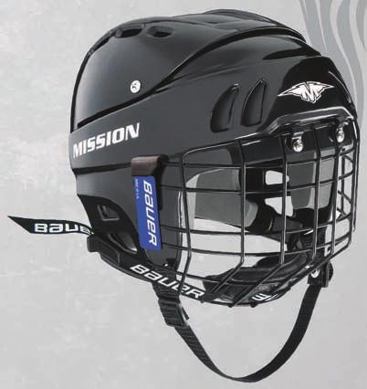 Open helmet to its largest setting and position on the head so that the front edge of the helmet is one finger width above the eyebrows.