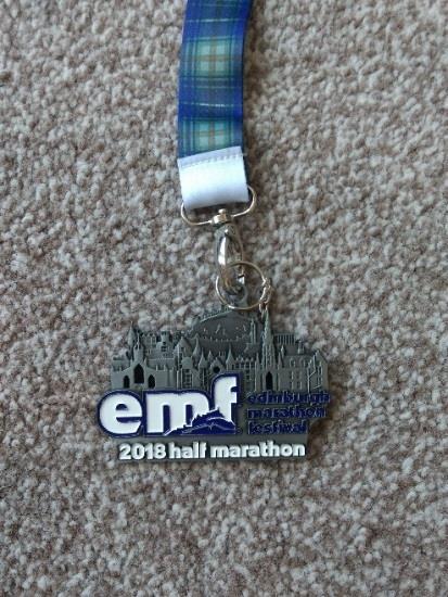 Edinburgh Marathon 2018 Ms Bicheno ran her first half marathon