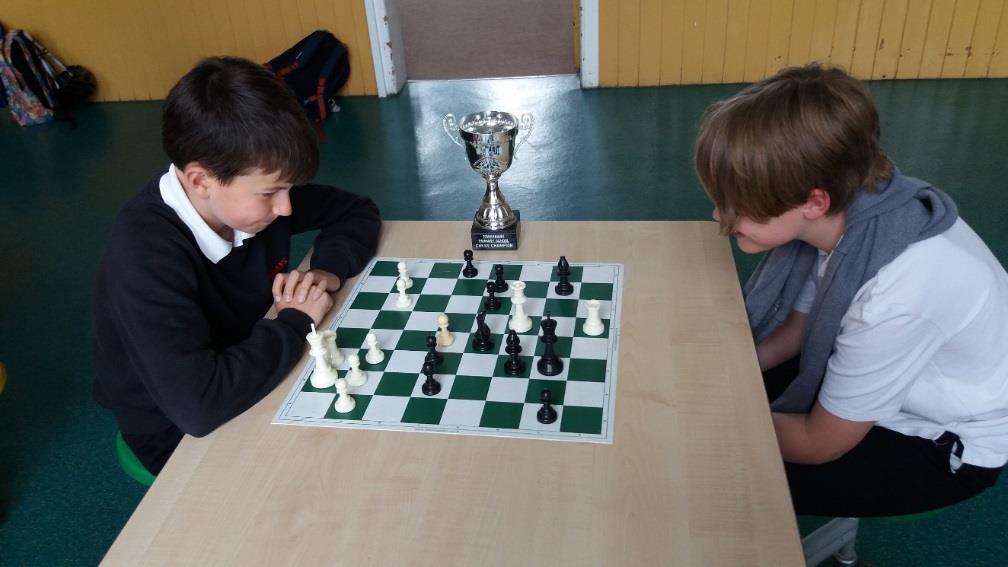 Towerbank Chess Club The chess cub season ended on 29 th May with the second and