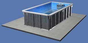 Our Fiberglass Endless Pools are 8'6" wide by 18' long with a water surface area of 7'6" x 17'. A therapy or exercise pool requires water at the appropriate depth.