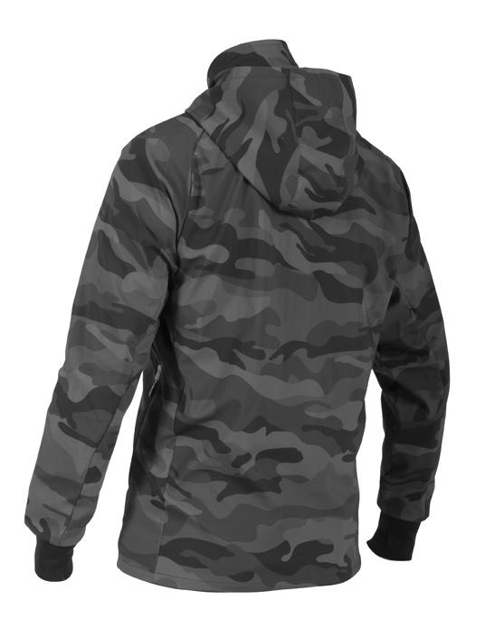 CREW JACKET Mid season hooded water and wind resistant jacket Ftech