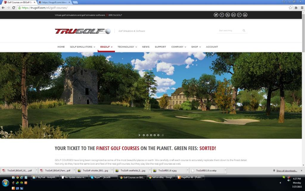 Premier DivotAction Simulator Includes 15 of the World s Most Famous Courses: Banff Springs Resort Bay Hill Club & Lodge The Belfry Bountiful Golf Club Castle Pines Golf Club Firestone Country Club