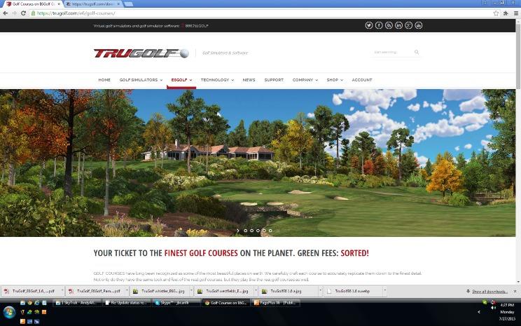 E6GOLF 1.6 IMPROVEMENTS E6Golf simulator software is known for its accuracy, beauty, and a world-class course list that includes 30 of Golf Digest s and Golfweek s Greatest Courses, including St.