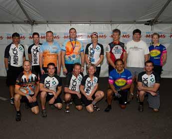 Not only has the Merck team been very successful at fundraising for the Society, the weekend of the ride has been a great bonding experience for employees, forming lasting memories and exemplifying