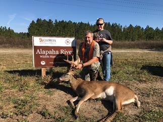 On November 16 th, Corporal Dan Stiles patrolled the Alapaha River Wildlife Management Area (WMA). Nine hunters were checked for licenses and compliance with WMA regulations.