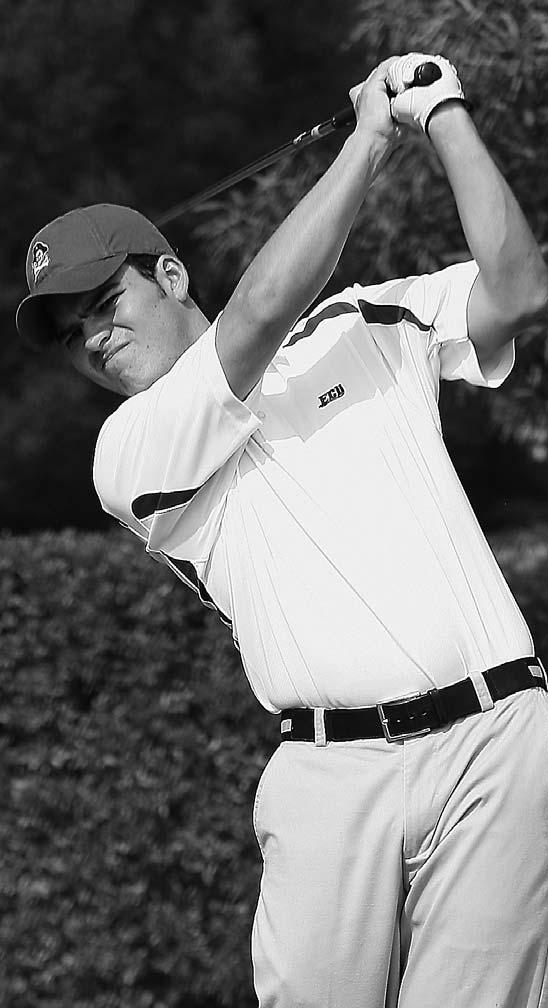 MARTIN NICHOLLS SENIOR CALI, COLUMBIA As a Junior Participated in a total of three events, one in the fall and two of the spring Recorded back-toback rounds of 72 to finish four-over par in 23rd