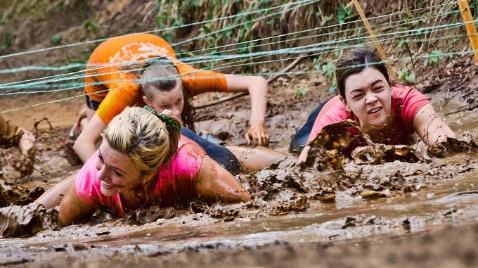 Mud runs are just what they sound like: races run through mud.
