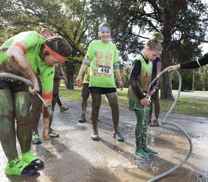 Glossary adventure an unusual or exciting (n.) experience (p. 13) Top Tips for Mud Runs Wear old, comfortable clothes. Bring something warm because you WILL get wet and muddy.