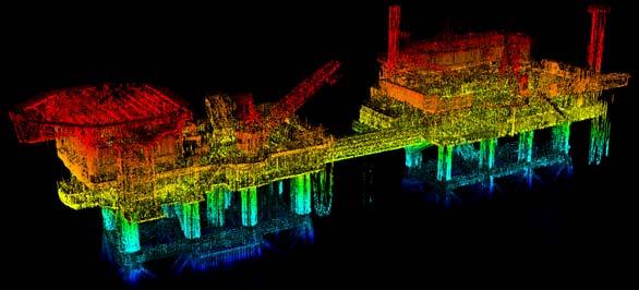 Laser Data Examples - Platform Working deck clearance measurements