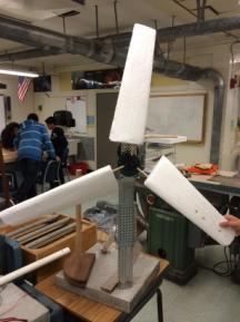 Earlier this month, the students of the Westbury Middle School competed in the Kid Wind Challenge. Under the supervision of Mr. Gray and Mr.