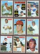 1970 TOPPS BASEBALL COMPLETE SET EX-MT/ 1970 S-80 S SETS 1974 TOPPS BASEBALL COMPLETE SET NR-MT 1978 TOPPS BASEBALL COMPLETE SET EX-MT/ Early 1970 s set loaded with stars and Hall of Famers.