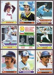00 1973 TOPPS BASEBALL COMPLETE SET EX-MT/ Popular and affordable mid-1970 s set loaded with stars and Hall of Famers. Overall condition is EX-MT/NR-MT with some better, some less.