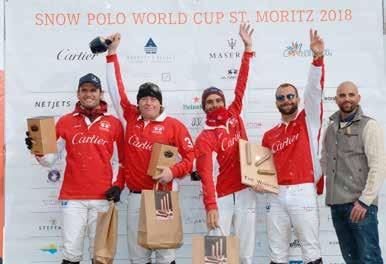 .. 12 The host Team Bendura Bank takes home the trophy Preparation of the snow polo arenas in St. Moritz and Kitzbühel.