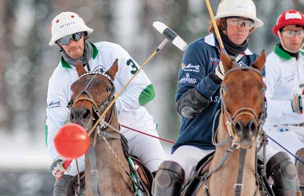 Therefore, every year the elite of the polo players have a rendezvous in the Engadin.