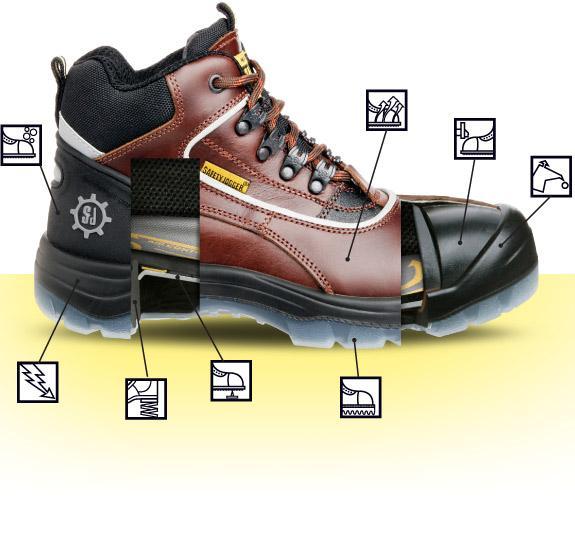 EN ISO 20347:2004 Occupational footwear Basic requirements- Occupational footwear is not required to have a protective toecap.