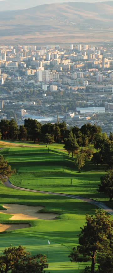 PLAY GOLF GOLF COURSE & TRAINING FACILITIES Tbilisi Hills Golf Course is located at the foot of the Caucasus mountains, just half an hour of the old town of Tbilisi.