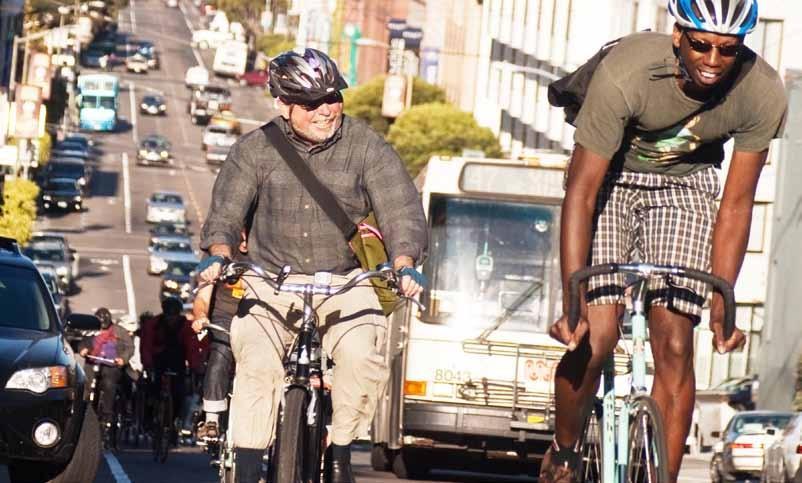Do we cycle with hills? Is cycling of hills cultural, like cycling in the rain? San Francisco has a booming culture of cycling despite steep hills.
