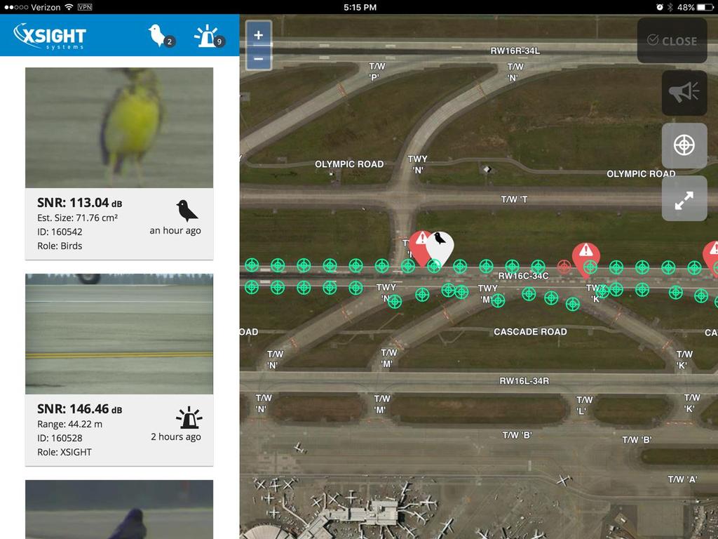 FOD Detection System Operationalized AOS Uses ipad app to verity