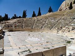 held at Delphi in honour of Apollo. One festival in Athens, held to honour Dionysos, involved a competition between playwrights.