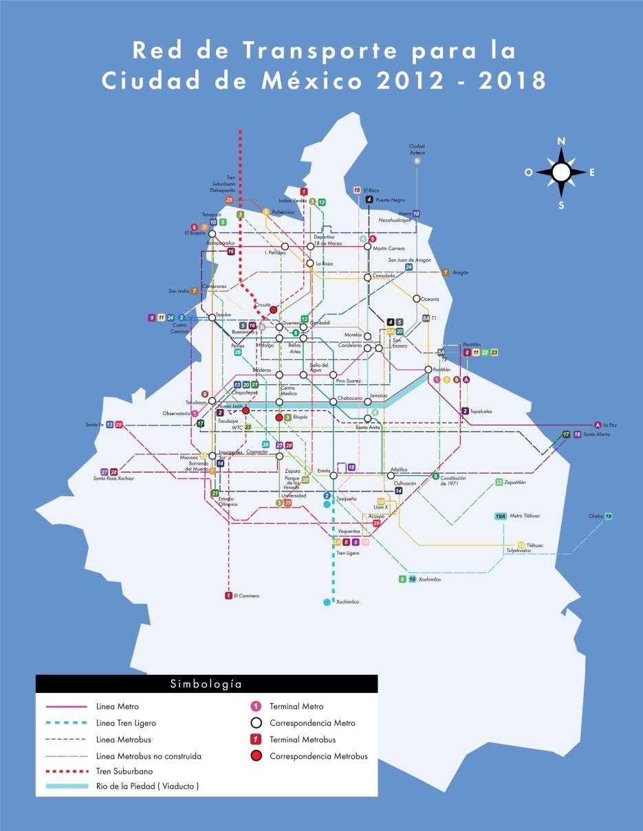 Transit and Cycling Networks Bus Rapid Transit (BRT) routes and bicycle boulevards (streets closed to through car traffic but not bicycles and pedestrians) are located within about one kilometer of