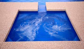 8m Depth: 1.0m 350mm deep kids wading pool Size: 2.2m x 1.8m Volume: 1,100 litres Como Ideal paddling area* Length 2.2m Width 1.