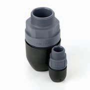 4 01 NIPPLE SOCKET Nipple sockets are used to connect any sort of equipment to or from the inlet or outlet thread.