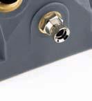 BRASS OUTLETS Ø Robust; resistant to several assemblies.