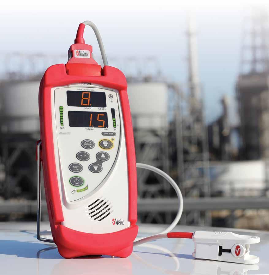 Pulse co-oximeter Rad-57 Pulse CO-Oximeter Helps detect