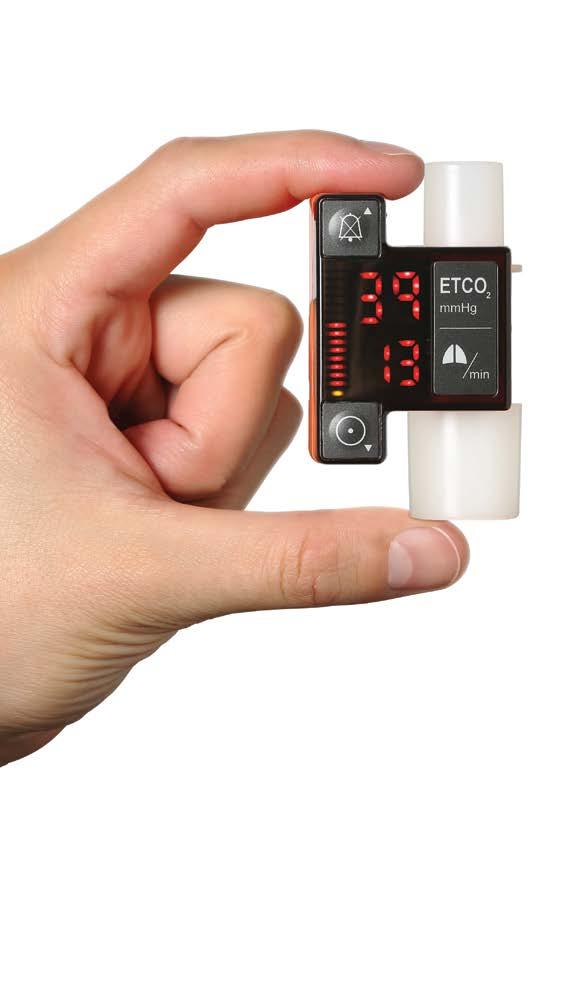 Emergency Mainstream Capnometer EMMA Mainstream Capnometer Immediate capnometry at your fingertips Actual Size > Small, portable capnometer, EMMA requires virtually no warm-up time, with full